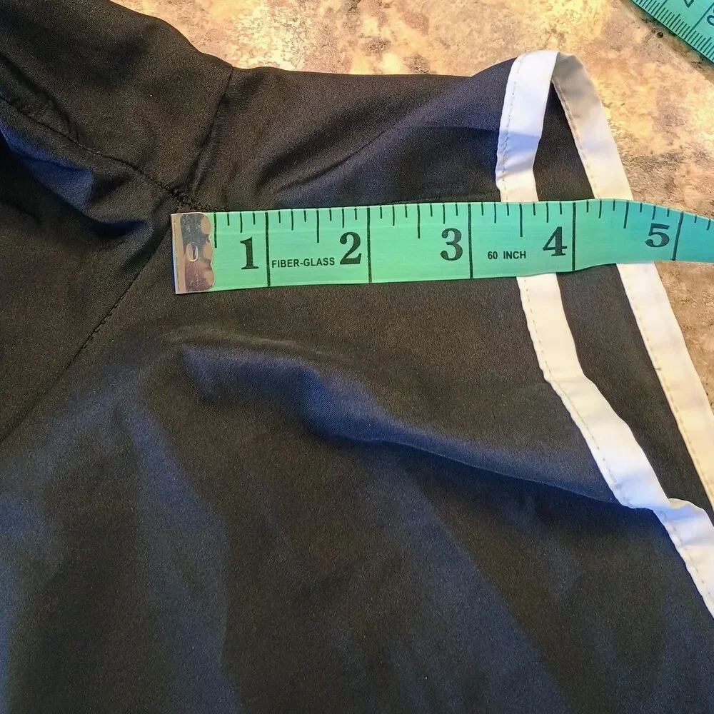 Champion DuoDry+ Athletic Running Shorts Women’s Small Black White Trim